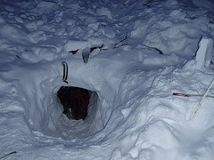 snow cave